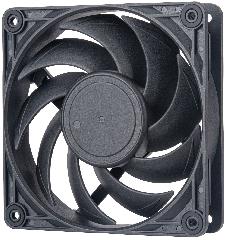 Корпусный вентилятор SilverStone Vista VS120B, 120mm, 2000rpm, 4pin PWM, 30,6dBa