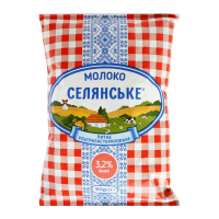 Молоко Селянське ультрапастеризоване 3.2% 900г