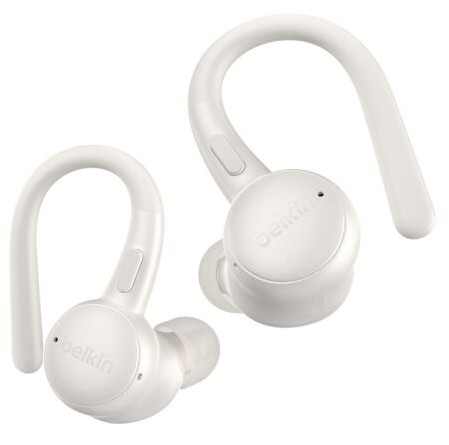 Навушники TWS Belkin Soundform ActiveFit True Wireless, кремовий
