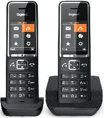 Радиотелефон DECT Gigaset Comfort 550 DUO Black Chrome