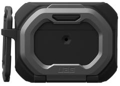 Чохол UAG для AirPods Pro (Gen 3, 2025) with Built-in Phone Stand, Monarch, Black/Silver