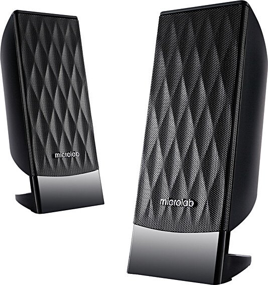 Акустична система MICROLAB M-300U 2.1, 38W, mini-jack/USB/SD/FM, чорний
