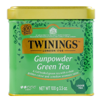 Чай Twinings Gunpowder зелений листовий 100г. Склад: зелений листовий чай. Без ГМО. Країна походження сировини: Шрі-ланка. Умови зберігання: за відносної вологості повітря не більше 70%. Чисте, сухе,