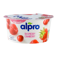 ALPRO ЙОГУРТ СОЄВИЙ 150Г : МАЛИНА/ЖУРАВ