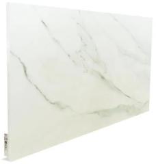 Керамічна панель TEPLOCERAMIC ІЧ + конвекція, 20м2, 1000Вт, електр. упр-ння, 120 х 60см, терморегулятор, білий мармур