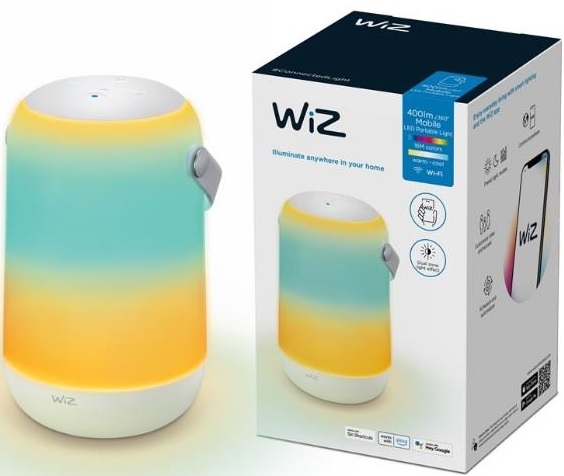 Светильник умний WiZ Mobile Portable WiFi белый