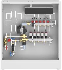 Распределительная станция Danfoss UnoFloor Mixing Icon 24 В SSM AB-PM FHM-C1 10 контуров правое подключение