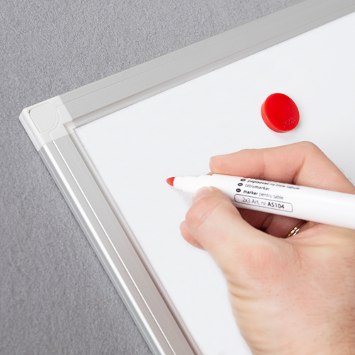 Дошка сухостираєма магнітна 2x3 в алюмінієвій рамці ecoBoard