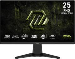 Монітор MSI 24.5" MAG 255F-X24 2xHDMI, DP, Audio, IPS, 240Hz, 0.5ms, sRGB 117%, AdaptiveSync