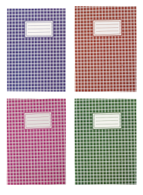 Книга канцелярська, А4, 48 л, лінія, дизайн обкладинки асорті