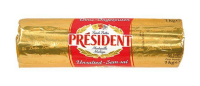 Масло кисловершкове несолоне President 82 % (1 кг). Склад: вершки, закваска бактеріальна. Поживна (харчова) цінність 100г(g) продукту: жири: 82г(g) (з них насичених жирів 57г(g)), білки: 0,7г(g), вугл