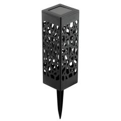 Світильник ландшафтний Neo Tools LED 0.3Вт 10Лм 3000К 600мА•год автономний датчик сутінків чорний