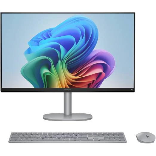Комп'ютер персональний моноблок HP OmniStudio X 27" UHD IPS, Intel U7-256V, 16GB, F1TB, UMA, WiFi, кл+м, Win11, сріблястий