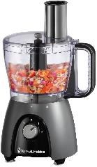 Кухонная машина Russell Hobbs Desire Matte Charcoal, 600Вт, чаша-пластик, корпус-пластик, насадок-4, черный