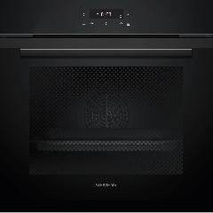 Духовой шкаф Siemens электрический, 71л, A, дисплей, конвекция, пиролиз, черный