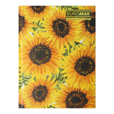 Записна книжка FLORISTICA, А5, 96 арк., клітинка, тверда картонна обкладинка, салатова