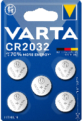 Батарейка VARTA литиевая CR2032 блистер, 5 шт.