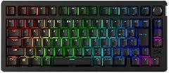 Клавіатура механічна HyperX Alloy Rise 75key, Red, USB-A/WL/BT, EN/UA, RGB, чорний