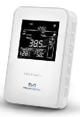 Розумний сенсор 3в1: PM2.5, темп., вол. MCO Home, Z-Wave, 230V АС, білий