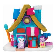 Ігрова фігурка Nanables Small House Зимовий дивосвіт, Книгарня Біля каміна