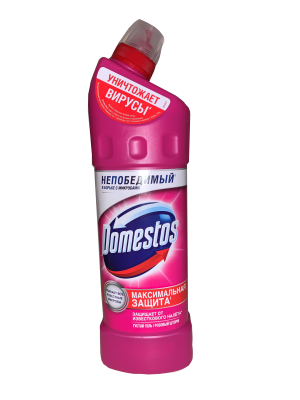Засіб чистячий для туалету DOMESTOS 1л Розовий шторм