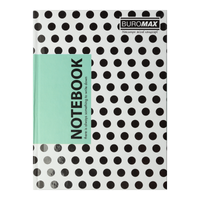 Записна книжка INSOLITO, А5, 96 арк., клітинка, тверда картонна обкладинка, бірюзова