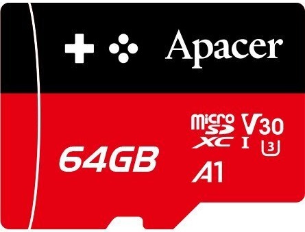 Карта памяти Apacer microSD  64GB C10 UHS-I U3 A1 R100/W80MB/s