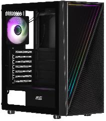 Корпус 2E GAMING Infinity G205A без БЖ 2xUSB3.0, 1xUSBType-C, 1x120мм ARGB, 2x120мм, VGA 345мм, LCS ready, TG Side Panel, ATX, чорний