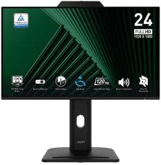 Монітор MSI 23.8" PRO MP242PMG D-Sub, HDMI, DP, MM, IPS, 120Hz, 1ms, sRGB 115%, AdaptiveSync, Pivot, Cam