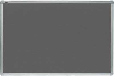 Дошка текстильна (сіра) в алюмінієвій рамці ALU23 60x90 см (TTA96 2)