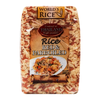 Суміш рису довгозернистого Пропареного та рису Червоного 500г ТМ World`s Rice. Склад: рис шліфований довгозернистий пропарений Parboiled; Рис нешліфований довгозернистий Red (Червоний) Калорійність на