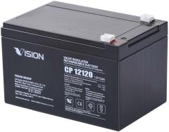 Акумуляторна батарея Vision CP, 12В, 12А•год, AGM