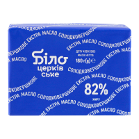 БІЛО МАСЛО ВЕРШ 82% 180Г : ЕКСТРА