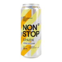 Напій енергетичний Non Stop Spark безалкогольний сильногазований без цукру з підсолоджувачами 500мл. Склад: вода, мальтодекстрин, регулятори кислотності лимонна кислота, цитрат натрію; діоксид вуглецю