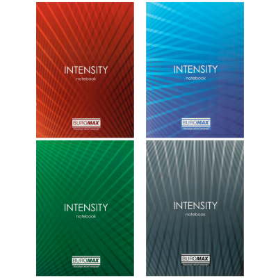 Зошит канцелярська, JOBMAX, А4, 48 арк., клітинка, офсет, картонна обкладинка, асорті