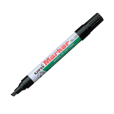 Маркер uni MARKER, 1-3мм, чорний