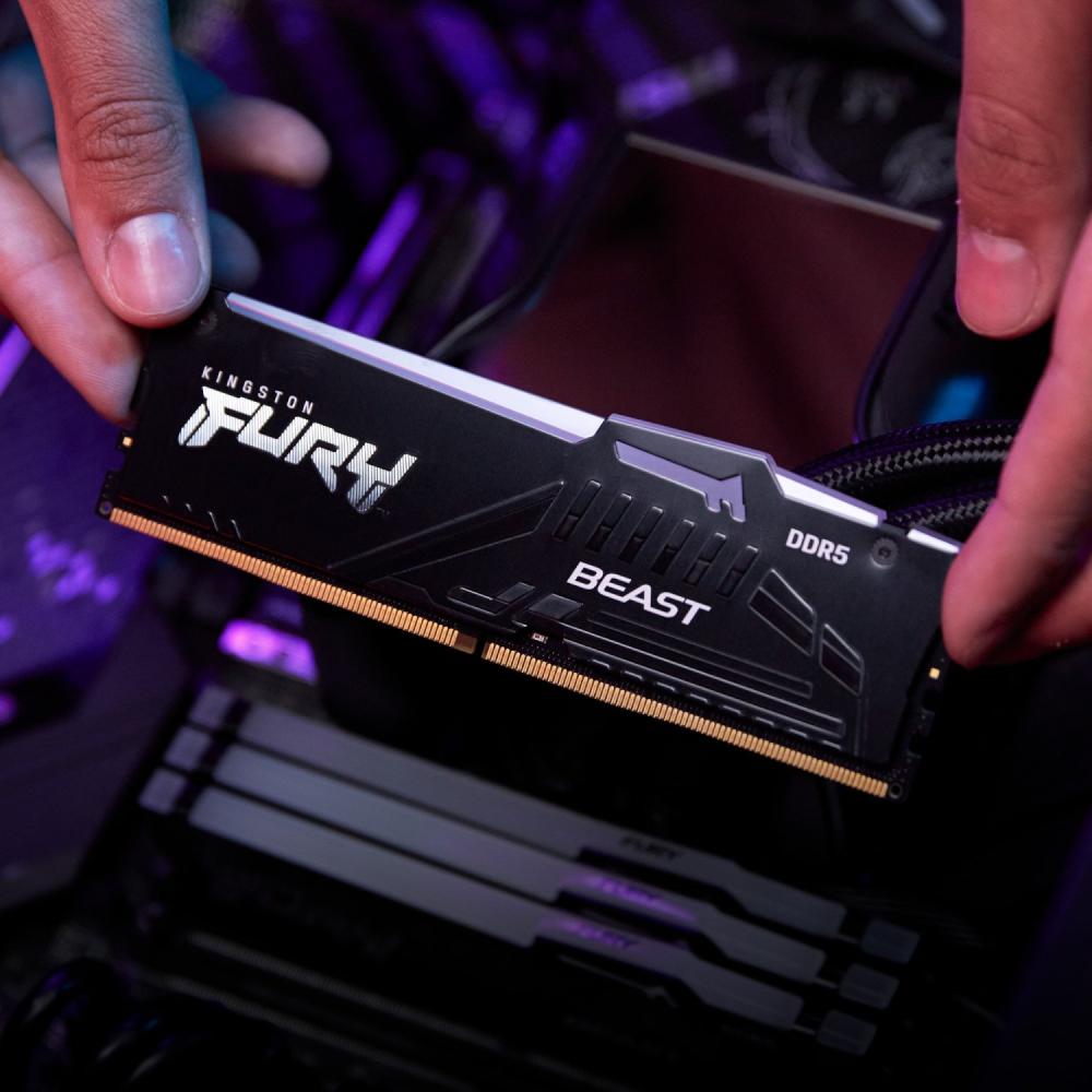Память ПК Kingston DDR5 8GB 5600 FURY Beast купить оптом в Киеве