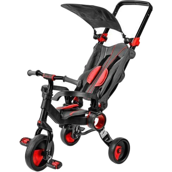 Триколісний велосипед Galileo Strollcycle Black червоний