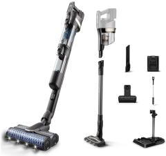 Пилосос Philips безпровідний AquaTrio, 9000 Series вологе прибирання, конт пил -0.42л, автон. робота до 25хв, PowerCyclone Aqua, турборежим, чорний
