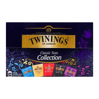 Чай Twinings Класична колекція асорті 20*2г/уп. Склад: леді Грей: чай чорний подрібнений, цедра апельсина (3%), лимонна цедра (3%), цитрусовий ароматизатор (2%). Ерл Грей: чай чорний подрібнений, аром