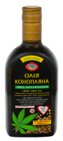 Олія конопляна Golden Kings of Ukraine Extra virgin нерафінована та недезодорована 0,35л. Склад: олія конопляна. Калорійність в 100г продукту: 899 ккал. Харчова (поживна) цінність у 100г продукту: Жир