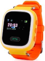 Детские телефон-часы с GPS трекером GOGPS ME K11 Желтые