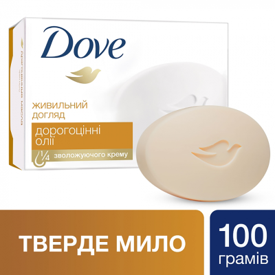 Крем-мило Dove 100г Дорогоцінні олії