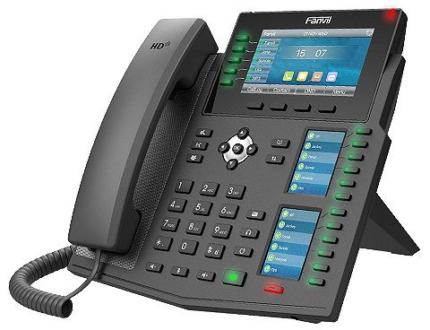 Телефон IP Fanvil X6U 2xGE LAN, 1xUSB-A, BT4.2, SIP, VPN, PoE, 4.3" кольоровий екран