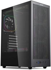 Корпус 2E GAMING  Vector V8111B без БЖ, 1xUSB3.0, 1х USB 2.0, 1xUSB Type-C, 4x120мм ARGB, VGA 325мм, LCS ready, контролер з пультом, TG Side Panel, ATX, чорний