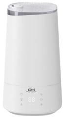 Зволожувач повітря Cooper&Hunter CH-3040TU 40м2, 4л, 300мл/г, ультразвуковий, верхня затока, ел. кер-ння, дисплей, УФ-очистка, підсвічування, авто вимкнення, білий