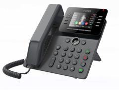 Телефон IP Fanvil V64 2xGE LAN, 1xUSB-A, BT4.2, Wi-Fi, 21 DSS клавіш, 12 SIP line, SW Linux, PoE, 3.5" кольоровий дисплей, чорний
