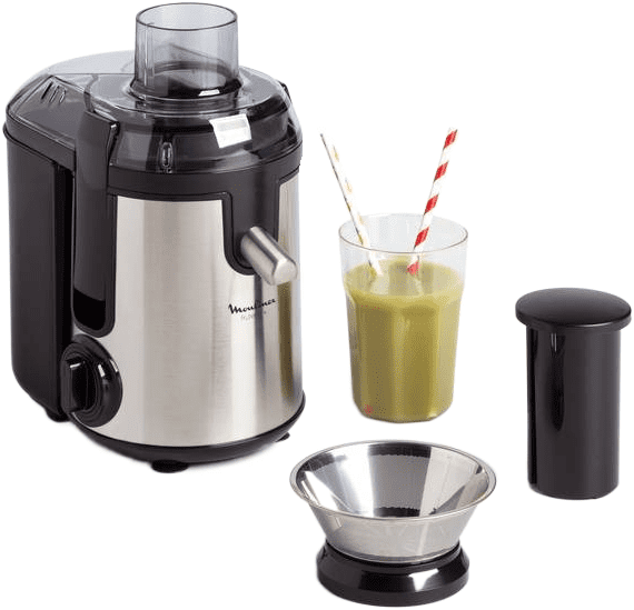 Соковыжималка Moulinex Frutelia+ центробежная 400Вт, жмых-0.95л, нерж. сталь, серо-черный