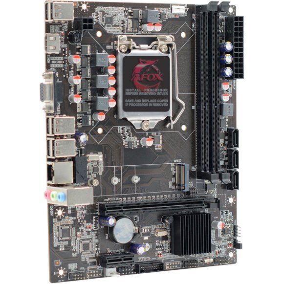 Материнская плата AFOX IH61-MA5-V6 s1155 H61 2xDDR3 D-Sub HDMI mATX