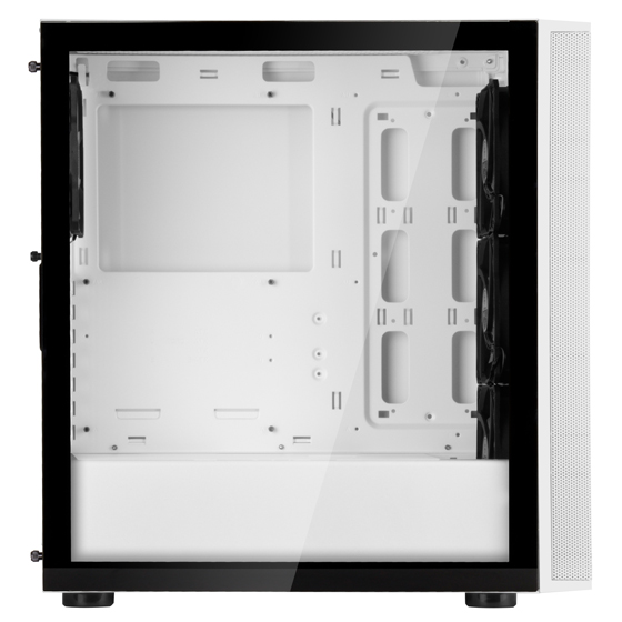 Корпус SilverStone FARA FAR1W-PRO-V2, без БП, 2xUSB3.0, 1xUSB2.0, 4x120mm ARGB fan, TG Side Panel, ATX, White